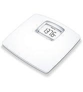 Beurer PS25 Digital Bathroom Scale for Body Weight – 400lb Capacity, Auto-Calibrate, XL Backlit D...