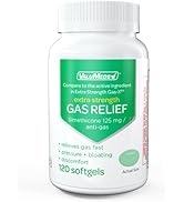 ValuMeds Extra Strength Gas Relief to Relieve Pressure, Bloating, and Painful Discomfort (120 Sof...